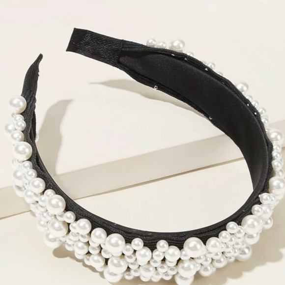 Pearl Decor Jeweled headbands - Picture 4 of 5